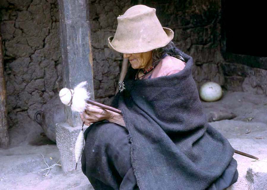 Spinning wool