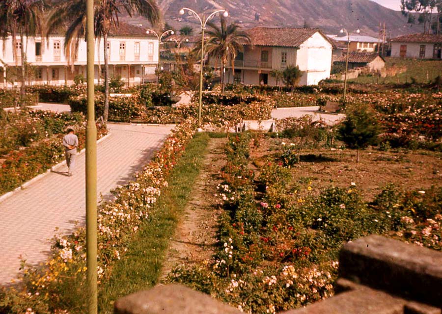 Saraguro park in 1962