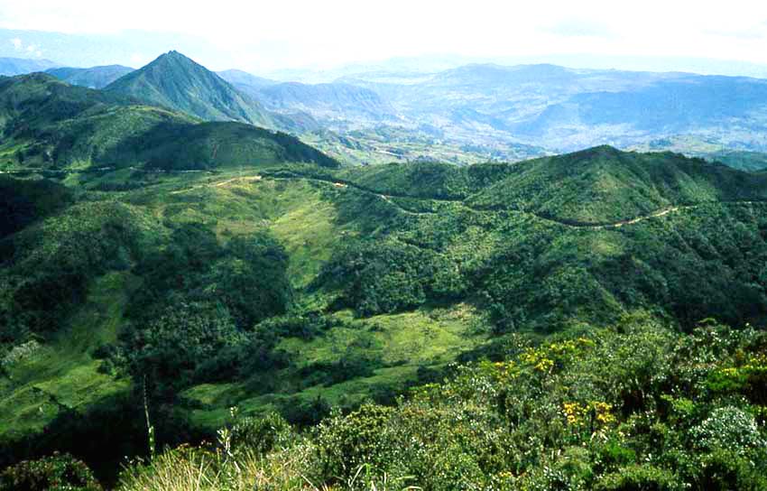 Puglla seen from Acacana