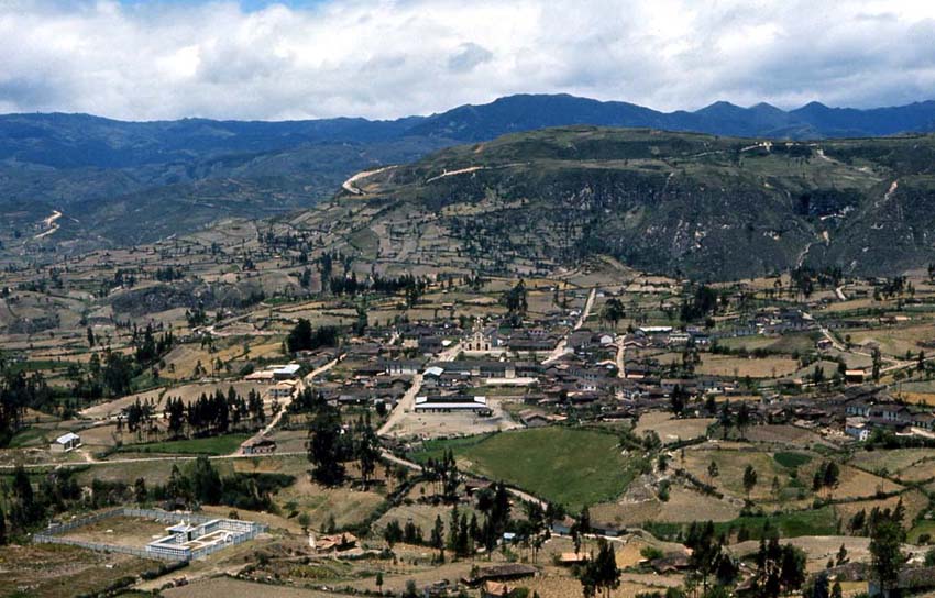 View of the town of Saraguro